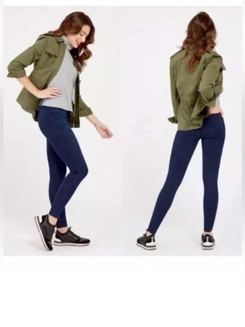 Spanx jeans leggings XL jean-ish Indigo denim